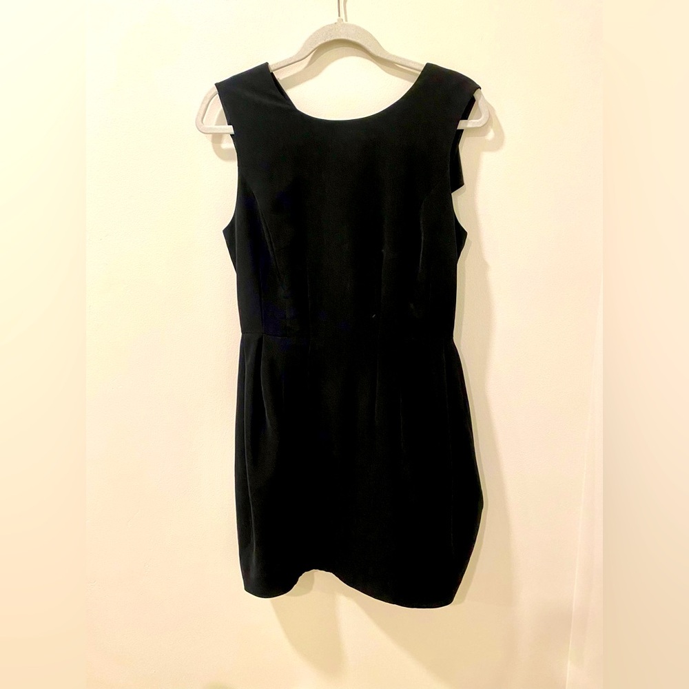 ASOS black bow dress